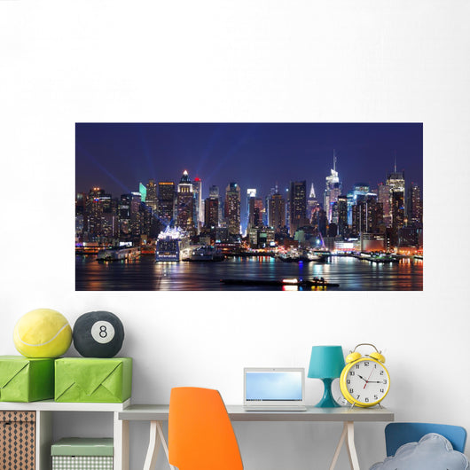 New York City Manhattan skyline Wall Mural
