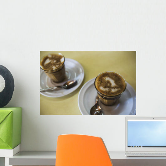 Machiato coffee in the Tomoca coffee house Wall Mural