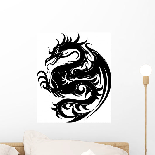 Dragon-Tattoo-Dragoon Tattoo Tatouage Dragon-2 Wall Decal