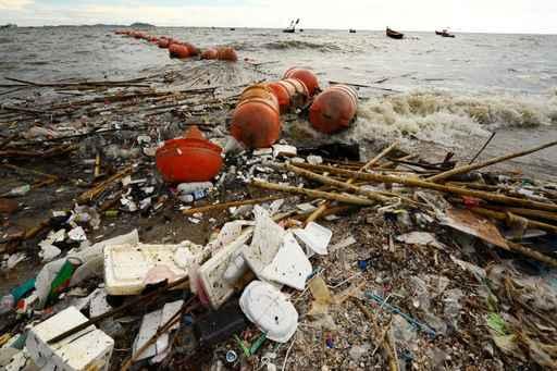 Garbage Beach Wall Decal