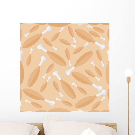 Seamless Turkey Leg or Wall Decal