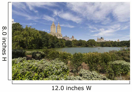 The Lake in Central Park, New York City, New York Wall Mural