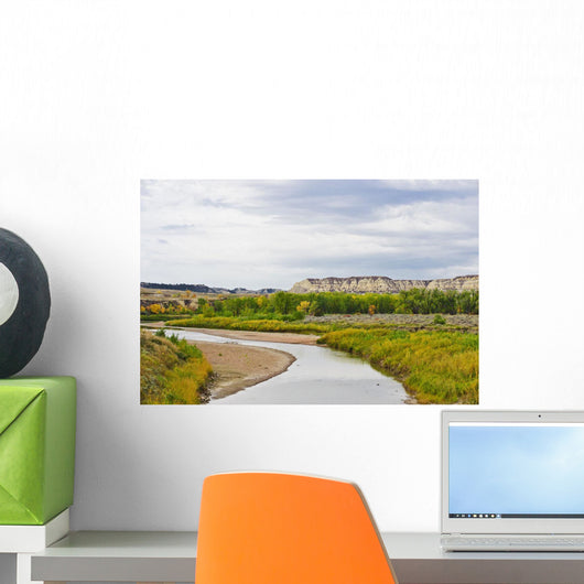 Little Missouri River West of Medora Wall Mural