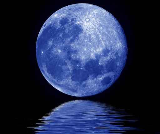 Blue Moon Wall Decal