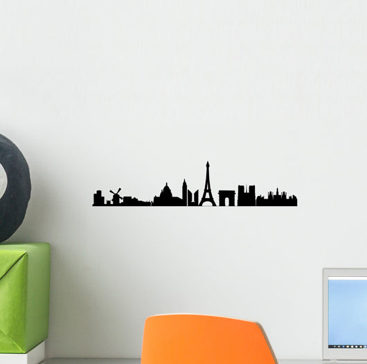 Paris Skyline Wall Decal