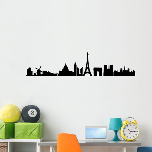 Paris Skyline Wall Decal