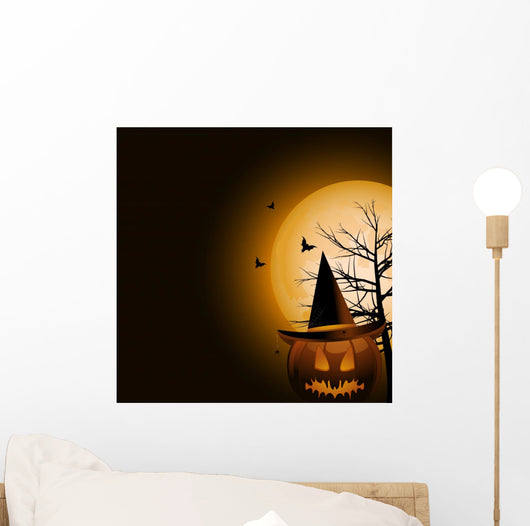 Halloween Pumpkin and Witches