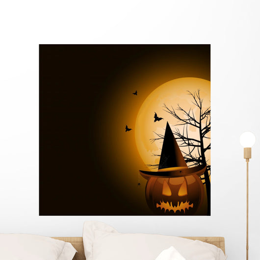 Halloween Pumpkin and Witches