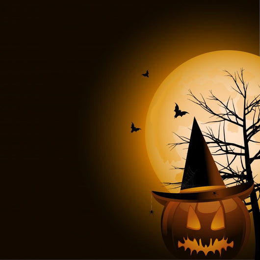 Halloween Pumpkin and Witches
