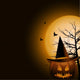 Halloween Pumpkin and Witches