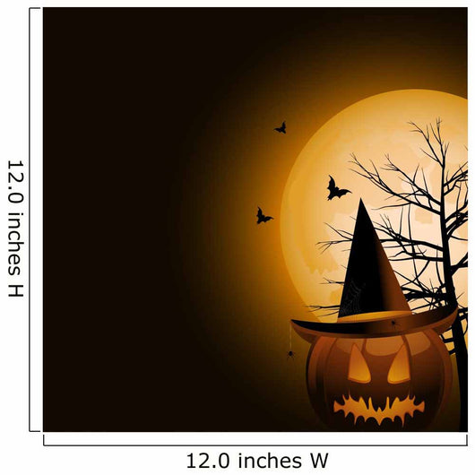 Halloween Pumpkin and Witches