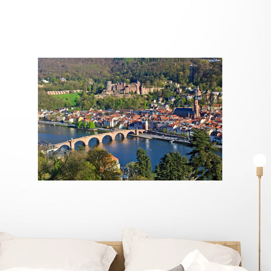 Heidelberg at spring, Germany Wall Mural