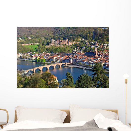 Heidelberg at spring, Germany Wall Mural