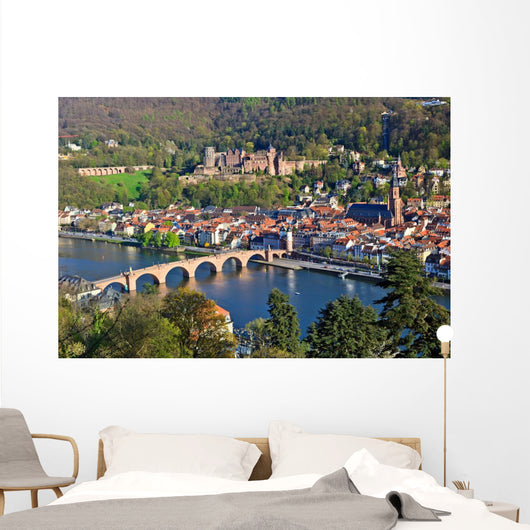 Heidelberg at spring, Germany Wall Mural