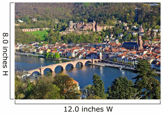 Heidelberg at spring, Germany Wall Mural