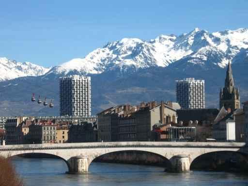 Pont Sur L'isere Grenoble Wall Decal