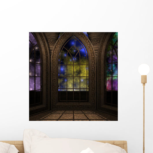Magic Window Fantasy Setting Wall Mural