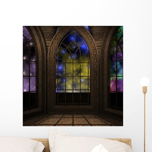 Magic Window Fantasy Setting Wall Mural