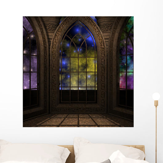 Magic Window Fantasy Setting Wall Mural