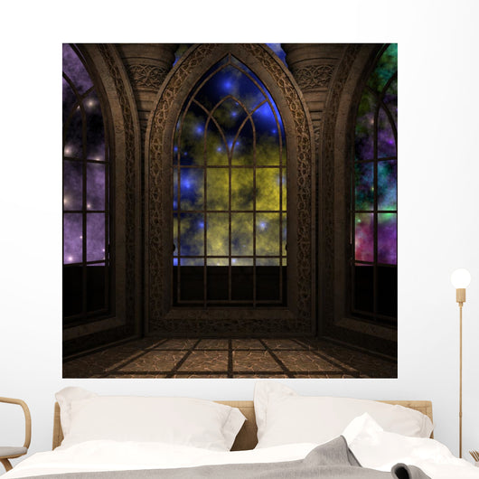 Magic Window Fantasy Setting Wall Mural