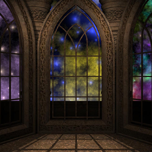 Magic Window Fantasy Setting Wall Mural