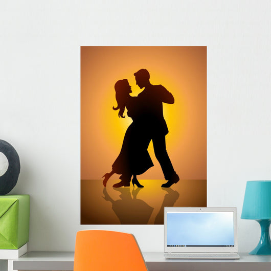 Couples Dancing Wall Mural