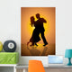 Couples Dancing Wall Mural
