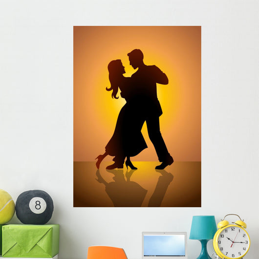 Couples Dancing Wall Mural