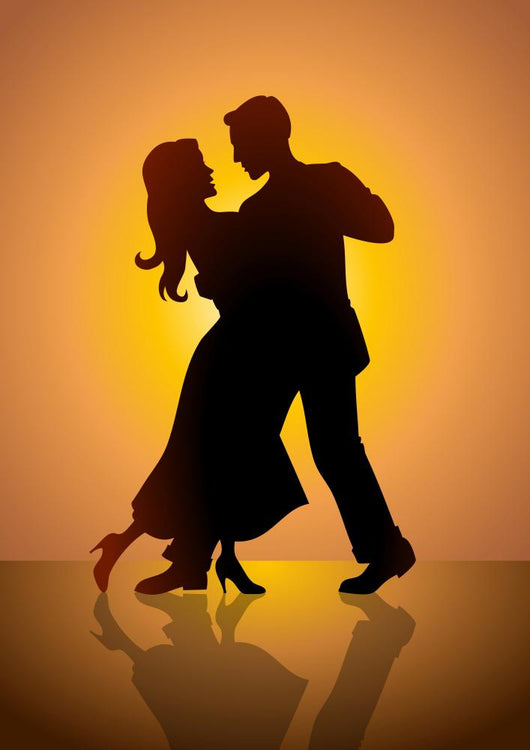Couples Dancing Wall Mural