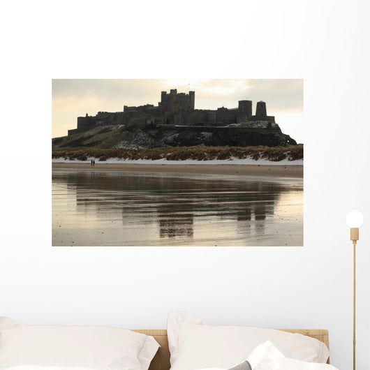 Bamburgh Castle Reflection Wall Mural