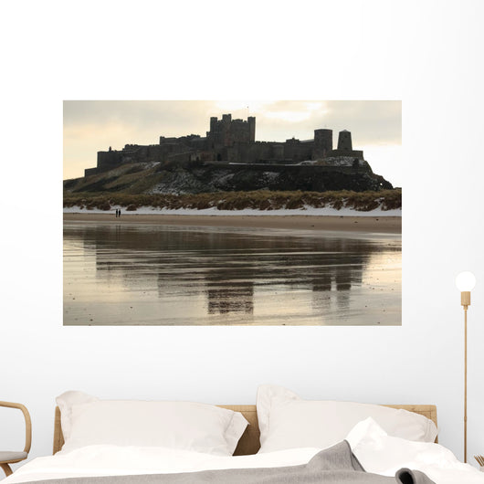 Bamburgh Castle Reflection Wall Mural