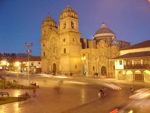 Cusco Square Night Wall Decal