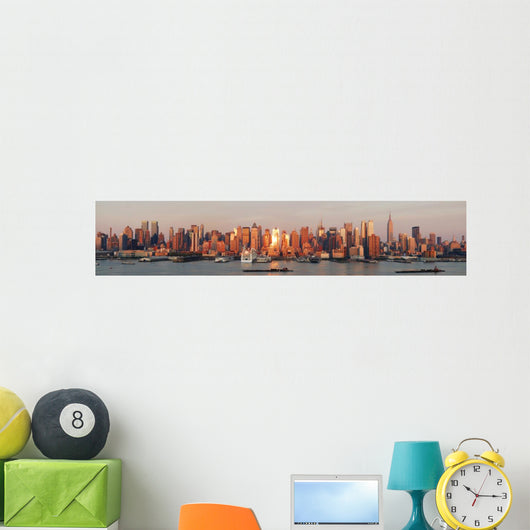New York City Manhattan skyline panorama Wall Mural