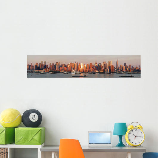 New York City Manhattan skyline panorama Wall Mural
