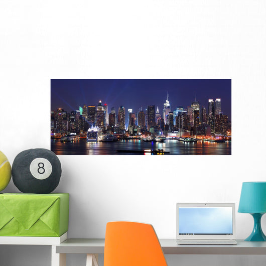 Modern City Night Scene