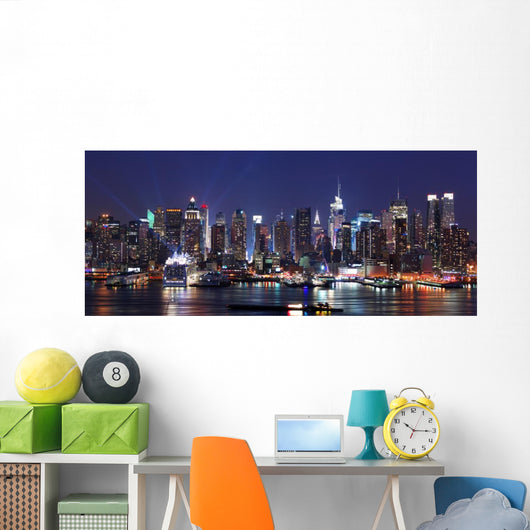 Modern City Night Scene