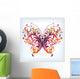 abstract butterfly Wall Decal