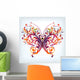 abstract butterfly Wall Decal