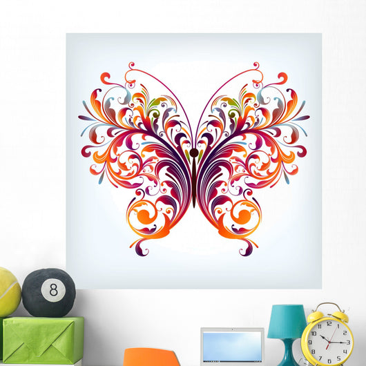 abstract butterfly Wall Decal