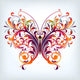 abstract butterfly Wall Decal