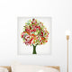 floral tree Wall Decal