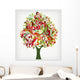 floral tree Wall Decal
