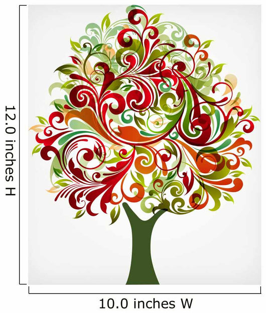 floral tree Wall Decal