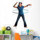 Young Girl With Hula Hoop Wall Decal