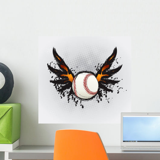 Baseball Ball Design Element