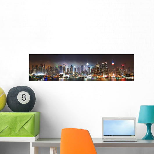 Manhattan New York City panorama Wall Mural