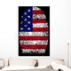 USA Fingerprint Vector Wall Mural