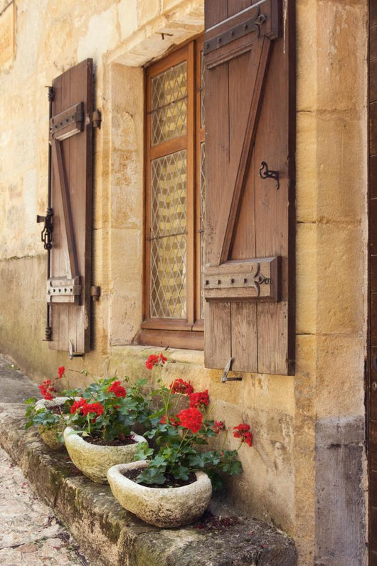 Mediterranean Window Boxes Wall Mural