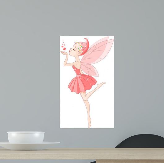 Blowing Kisses Fairy Wall Decal