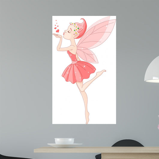 Blowing Kisses Fairy Wall Decal